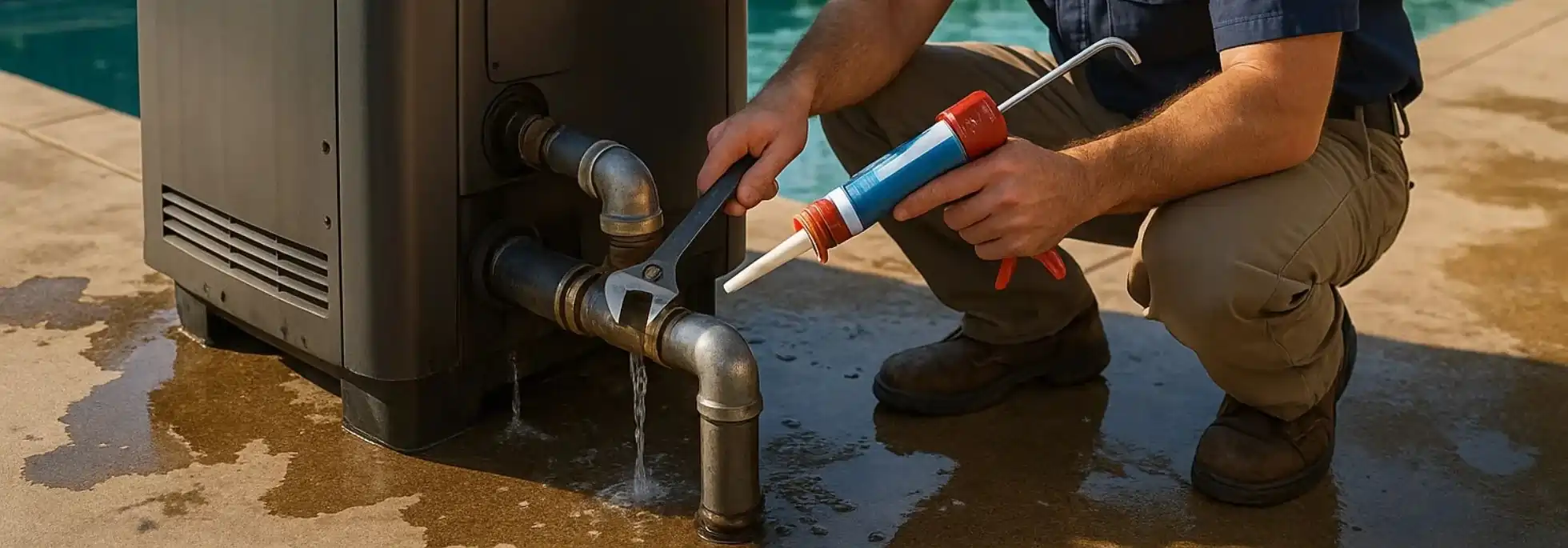  Pool Heater Leak Repair - HVAC Brantford