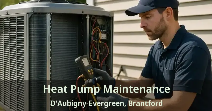 Heat Pump Maintenance D'Aubigny-Evergreen, Brantford - ON