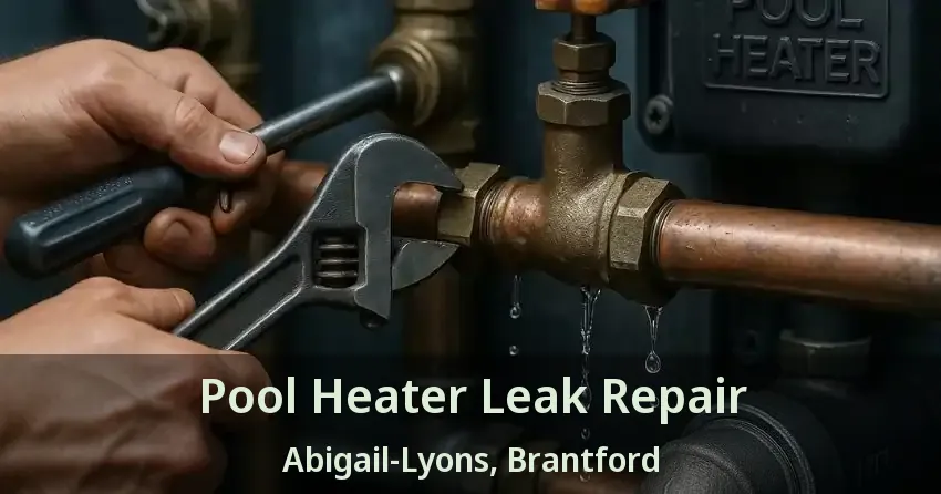 Pool Heater Leak Repair Abigail-Lyons, Brantford - ON